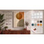 Geometric Circles Mid-Century - Wrapped Canvas-131762159-131762166