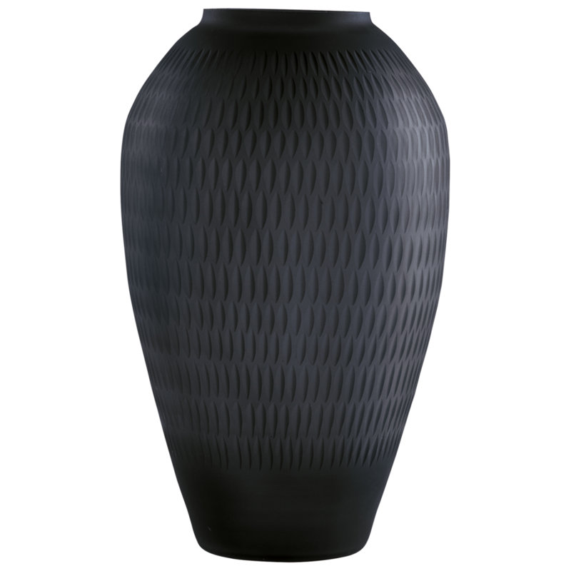 Metal Table Vase, 13" H x 8.5" W x 8.5" D
