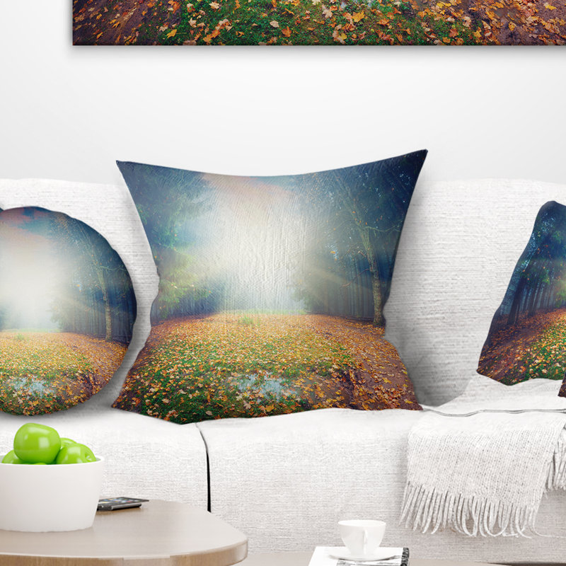 Housse de coussin et insert photo carré Rising Sun, 16 po x 1 po