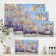 Paysage urbain pastel abstrait - peinture sur toile-60160425-60160432
