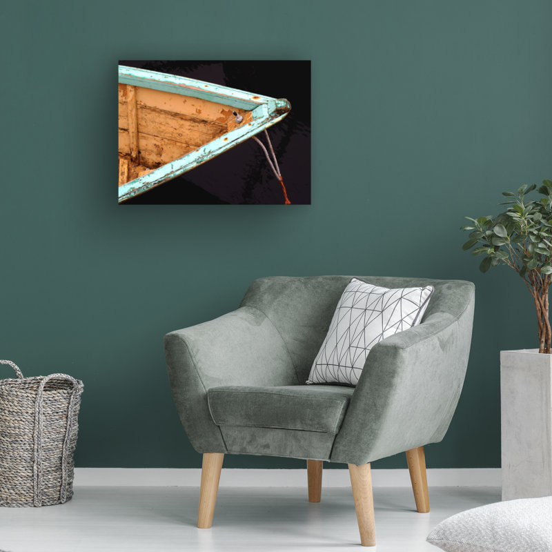 Clive Branson, bateau à rames, Nouvelle-Écosse sur toile, H 14 po x l 19 po x P 2 po