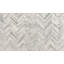 Bianco Carrara 8" x 19" Marble Herringbone Mosaic Wall & Floor Tile