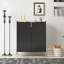 Armoire de bar à vin avec rangement Home, tablette réglable, pieds hauts en métal, 3 compartiments à liqueurs noirs modernes et classiques, conception basculante, pour les petites maisons-133003327