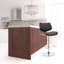 Chaise de bar pivotante en similicuir et fer 45 po-1946230969-1968642467
