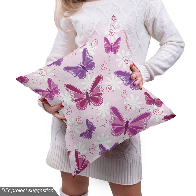 Tissu papillon, l 58 po x L 180 po