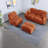 Compression Cozy Sectionals Chenille 3 Seat Modern L Shape Home Sofa