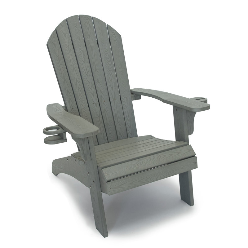 Chaise Adirondack d'extérieur LuXeo Westwood, gris