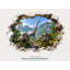 Dinosaur Valley 3D Wall Sticker, Peel and Stick Hole in the Wall Decal for Kids Rooms, Nursery and Playroom, Satin Finish Wall Art, 24"W x 16"H (61 x 41 cm)-630947243