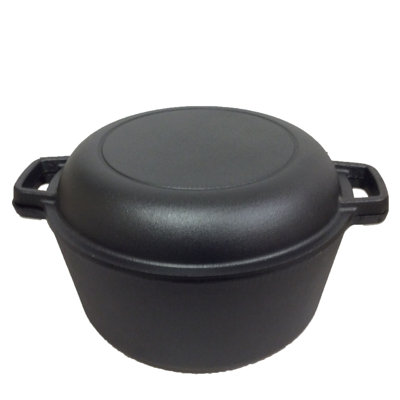 Cuisiler Cocotte en fonte antiadhésive ronde