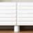 Modern Winter White Wavy-Door Media Storage Console with Adjustable Shelves & Cylindrical Legs, Fits TVs up to 75"-1241379045