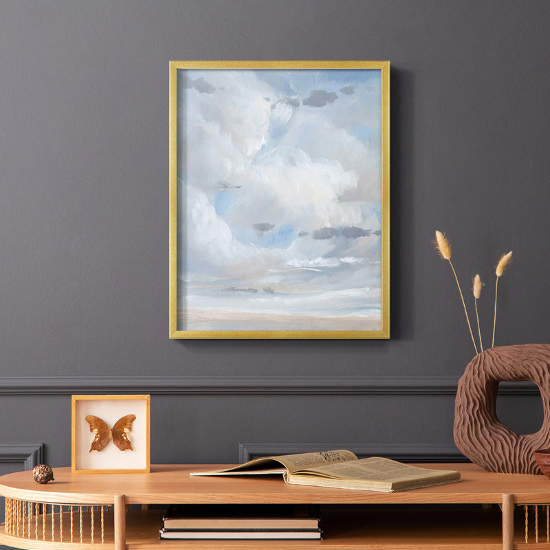 Sky Blue II  Framed Print - Solid Wood