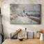 «The Road to Vetheuil», effet de neige, toile tendue de 1970-2013056457