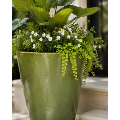 27.5 in. Vaso Planter - Apple Green