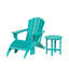 Chaise Adirondack en plastique avec repose-pieds Geoff-1546761455