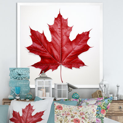 Scarlet Maple Leaf Simplicity I