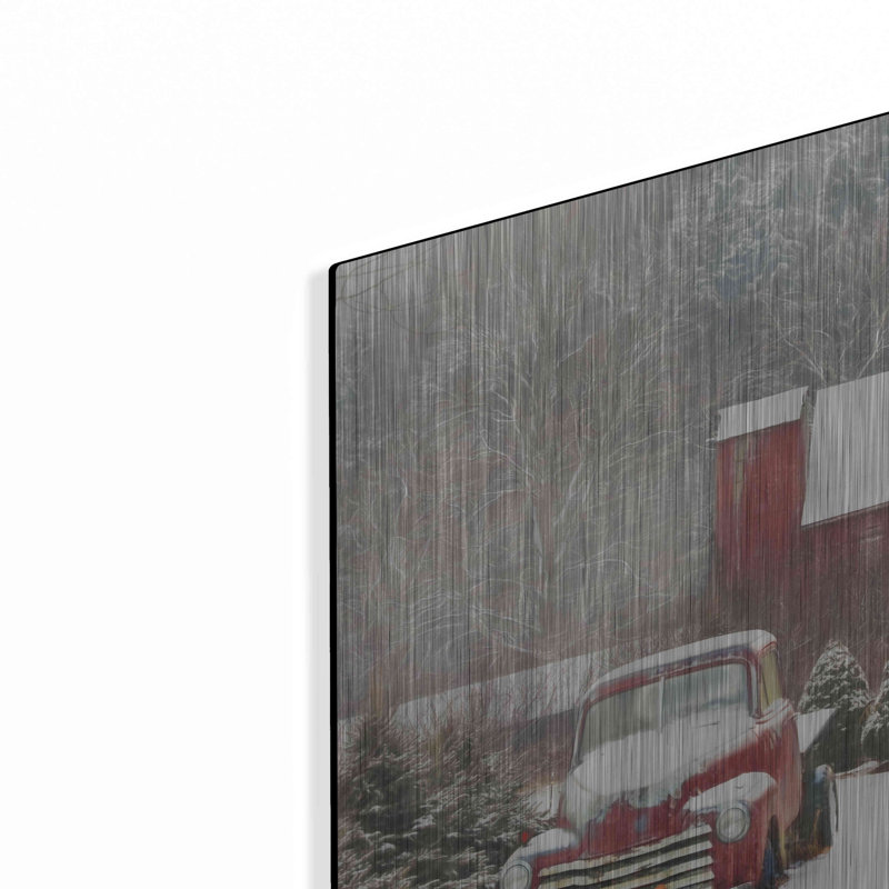 «Chevy Country» par Lori Deiter, art mural en métal, H 12 po x l 16 po