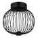 Ceiling light in metal, 1 x LED
