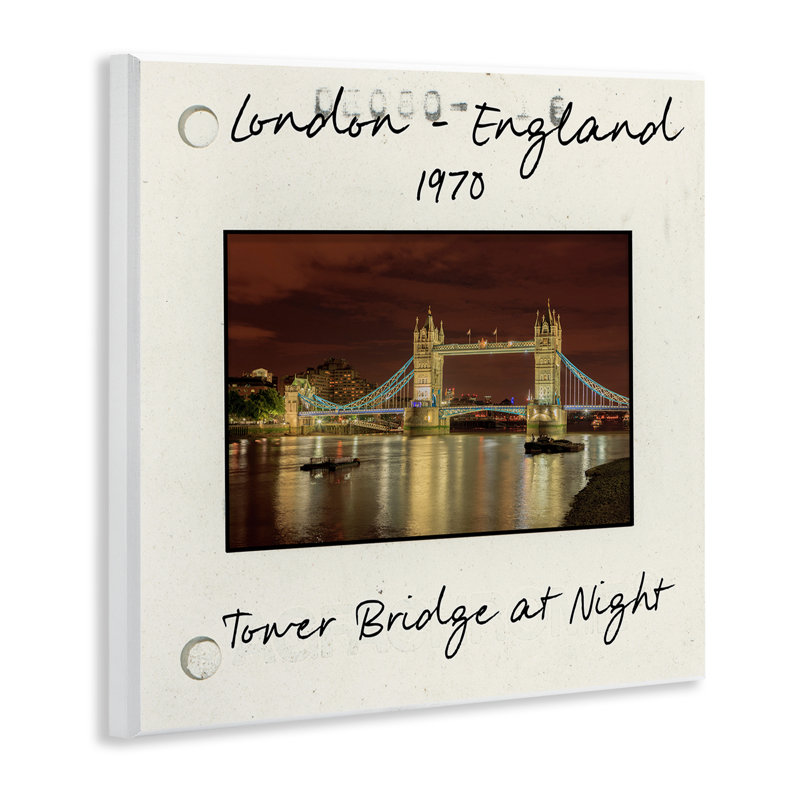 Plaque murale «London View Travel» de Londres, par Danita Delimont