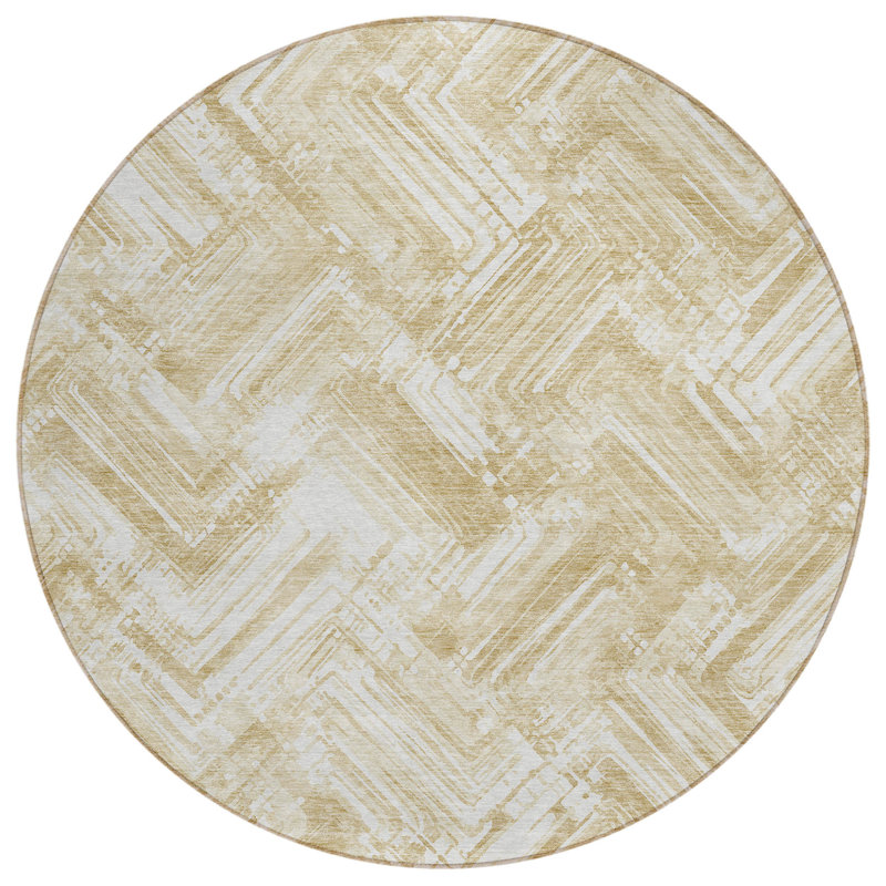 Tapis d'intérieur rond 8 po