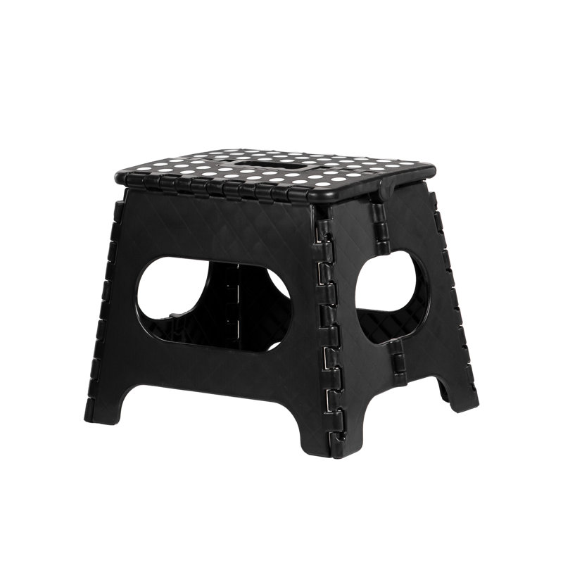 Plastic Accent Stool, Black