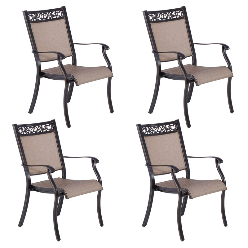 Chaise de patio avec accoudoirs Artemus