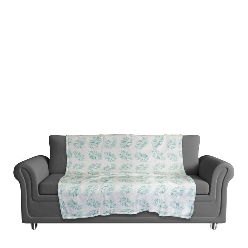 Hand Woven Throw Blanket, Teal