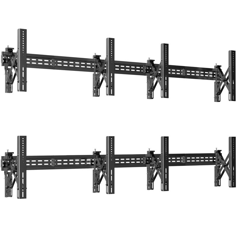 Support mural vidéo VIVO 2 x 2 (pour 4 téléviseurs) pour écrans plasma de 37 à 65 po