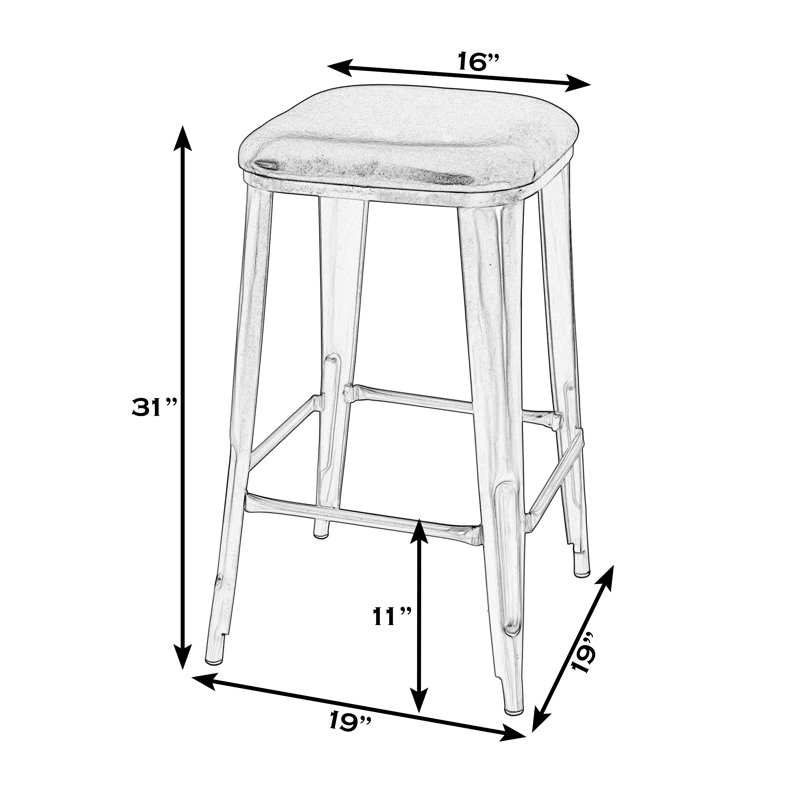 Tabouret de bar ou de comptoir Eastham, Tabouret de bar (siège d'une hauteur de 30,75 po)