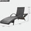 Ensemble de chaises longues d'extérieur en osier de 80 po, ensemble de 2 chaises de patio inclinables en rotin, à dossier coulissant, à dossier ajustable et ergonomique-1912029975
