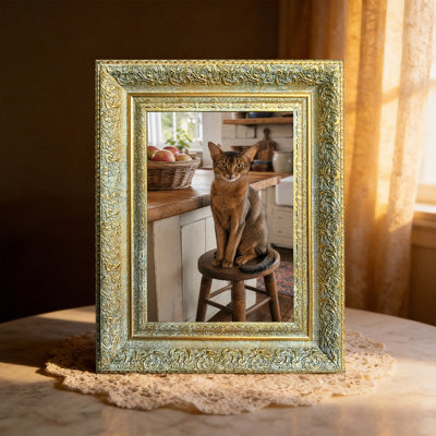 Cadre photo mural antique 1 PC 5 "x 7" avec changement de photo facile