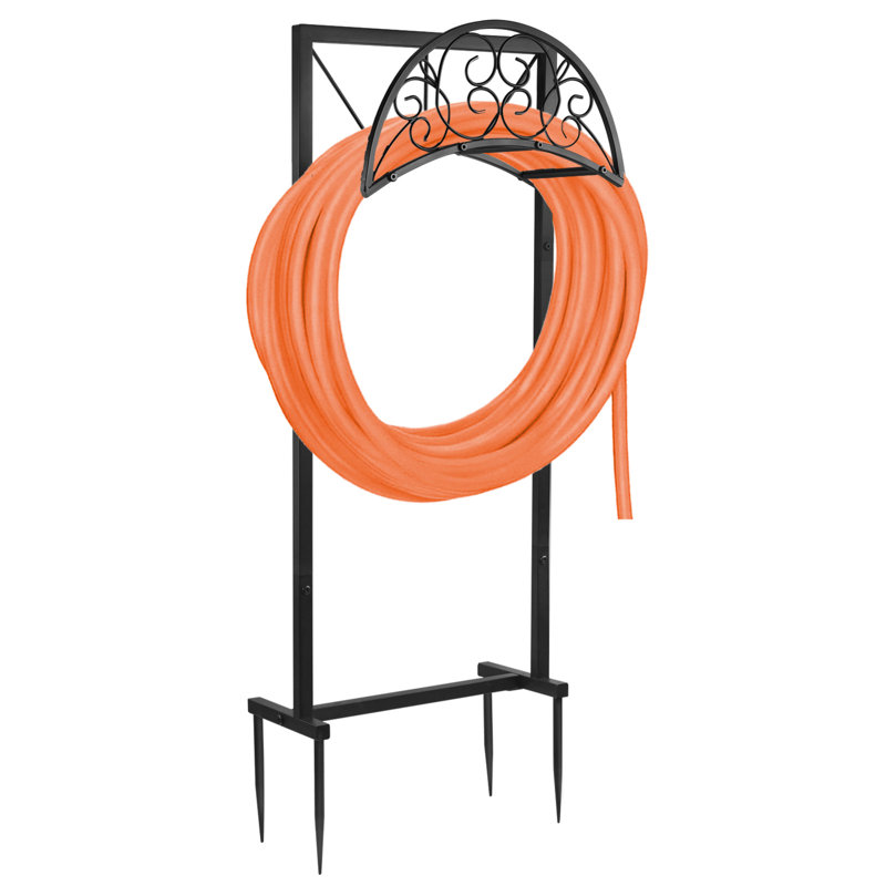 Support de rangement pour boyau d'arrosage robuste