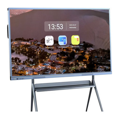 JYXCN 55" Smart Board Pro Dual OS Touch Interactive Electronic Whiteboard for Conference Rooms