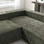 Minimalist Modular Sectional Sofa with Wrinkle-Resistant Chenille, No Assembly Required for Living Room-129047429