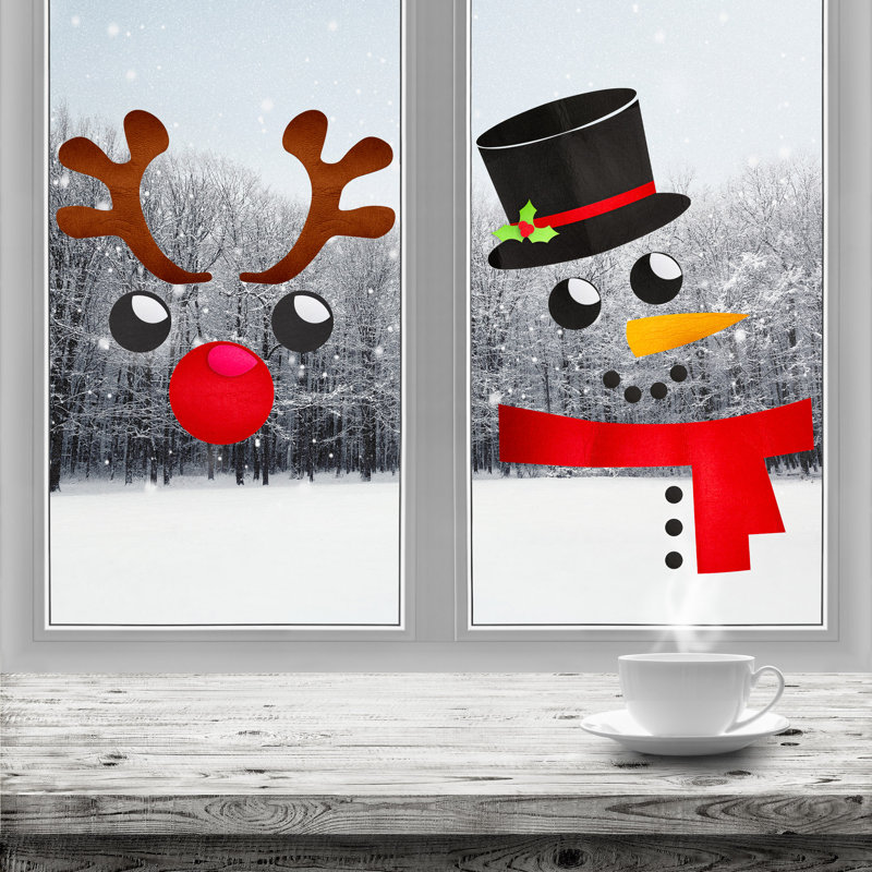 Porte de Noël bricolage renne