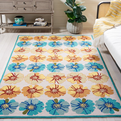 Tapis floral crocheté à la main Doyle