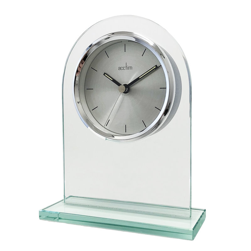 Metal Quartz movement / Crystal Tabletop Clock
