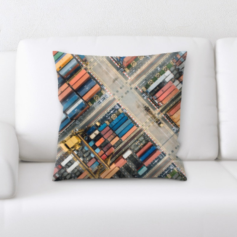 Microsuede Throw Pillow
