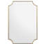 Priora Scalloped Metal Beveled Wall Mirror-134676491