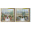 Toast to Paris - Ensemble de 2 peintures sur toile encadrées-203935970-203935983