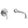 Colinet Single Handle Wall Mount Tub Filler High Flow Tub Faucet With 10" Spout Reach