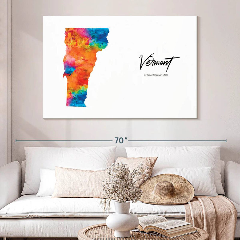 Mountain State Vermont Alysheeya, 30" H x 45" W