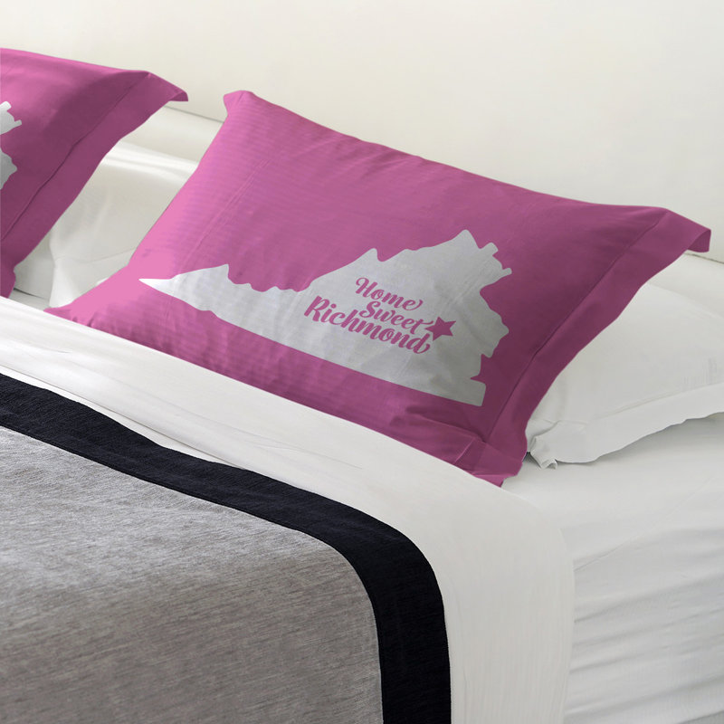 Sham Set, Polyester, King, Pink