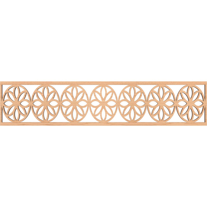 Moulure Blume, H 10 po x l 46,75 po x P 0,375 po, Noyer blanc