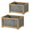 S/2 Kali Planter Box L:20x14x11.5" S:17x12x10"