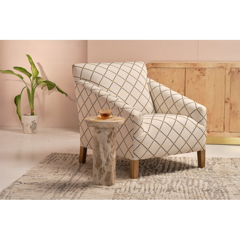 Table d'appoint ronde Siara Brown