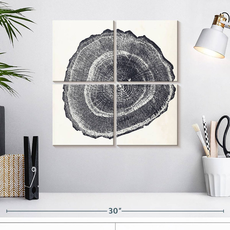 Harnek Tree Ring I, 18" H x 18" W