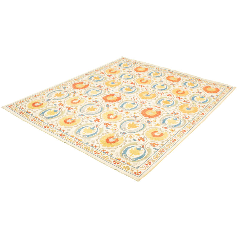 Tapis unique en laine noué à la main de style années 2010 de 10 pi x 14 pi 2 po Magni