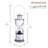 Aadhavan 15'' Battery Powered Integrated LED Cylinder