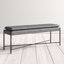 Banc en cuir végétalien Braylon-1801396661