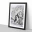 Rabbits by Kawanabe Kyosai - Picture Frame Painting Print-55601434-55601435